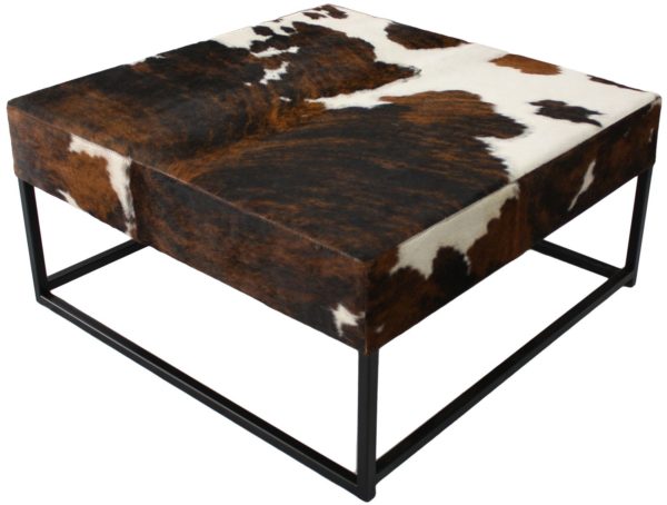 Table basse en peau de vache normande – Image 2