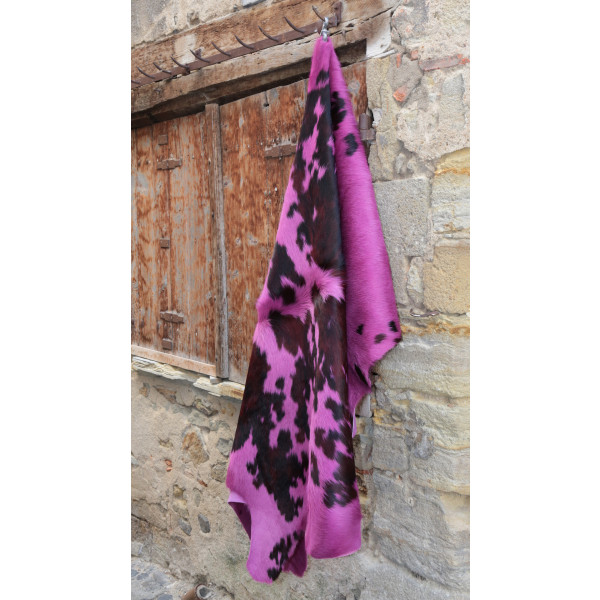 peau de vache normande fuchsia