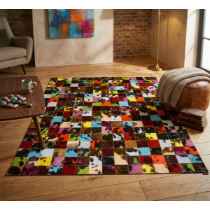 tapis vache ambiance