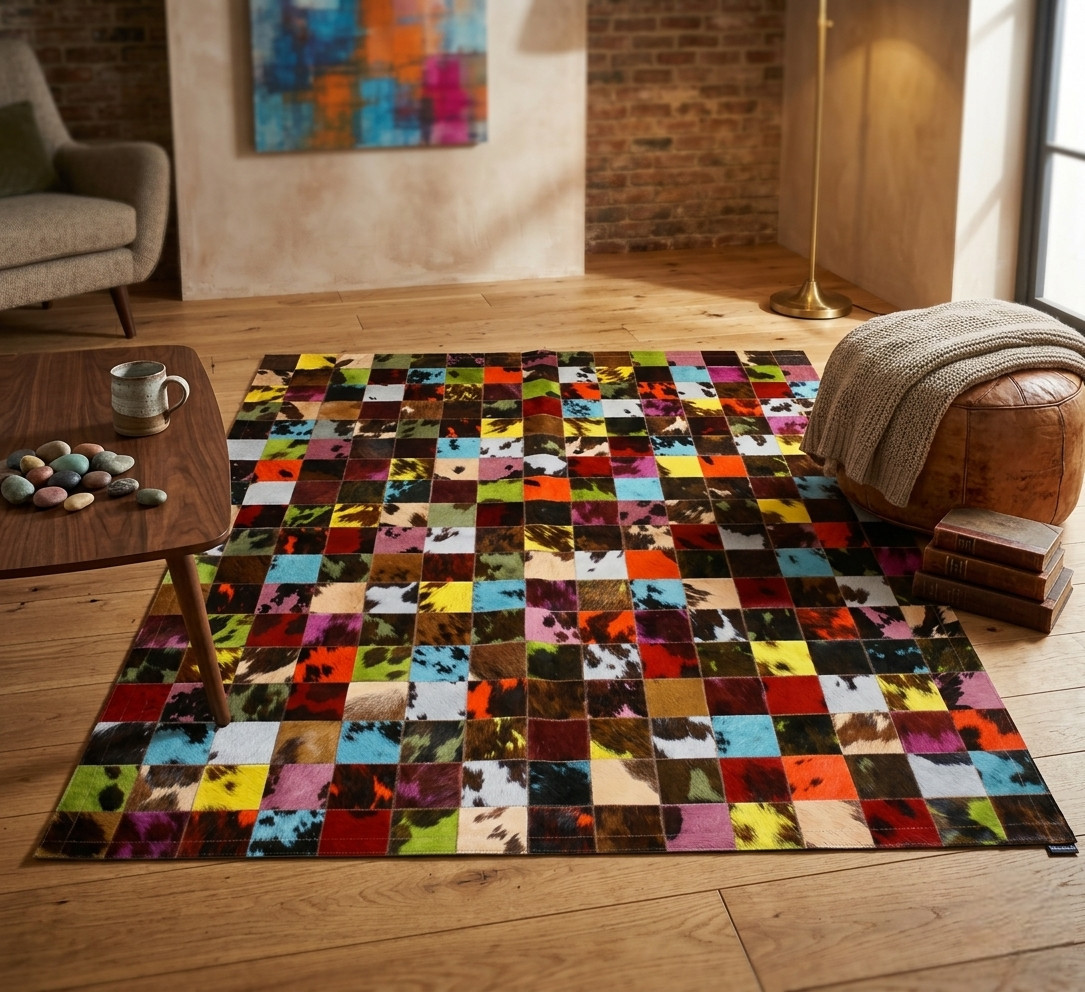 tapis vache ambiance