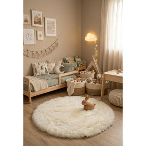 tapis mouton bébé maison tergus