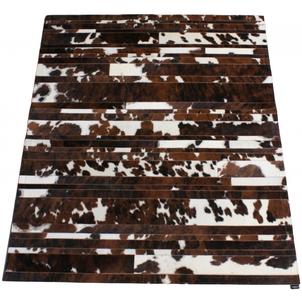 tapis rayé vache normande