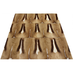 tapis springbok naturel