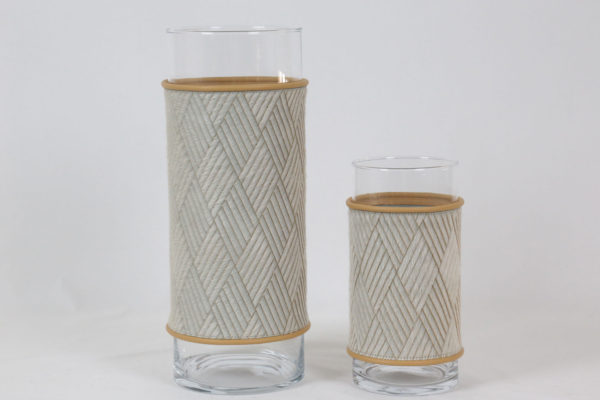 Vase en peau de vache grands losanges – Image 2