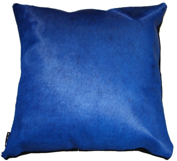 coussin vache bleu