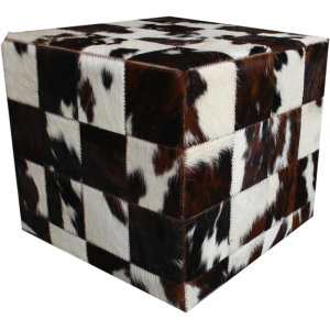 pouf peau de vache