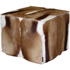 pouf springbok naturel