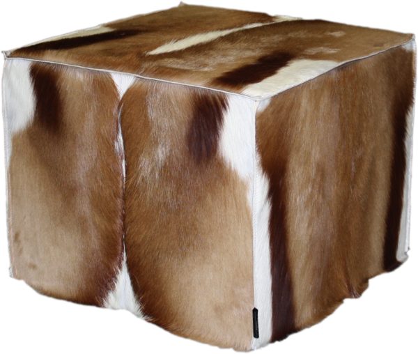 pouf springbok naturel