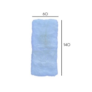 dimensions tapis mouton blanc