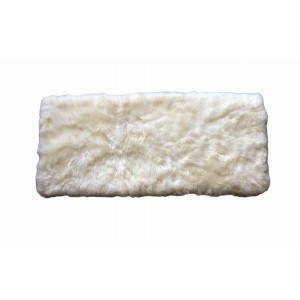 tapis en peau de mouton rectangle