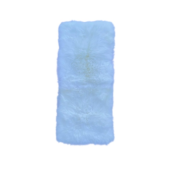 tapis mouton blanc rectangle