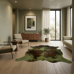 peau de vache normande kaki