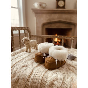 chausson bébé mouton