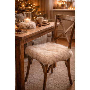 dessus de chaise mouton poils courts