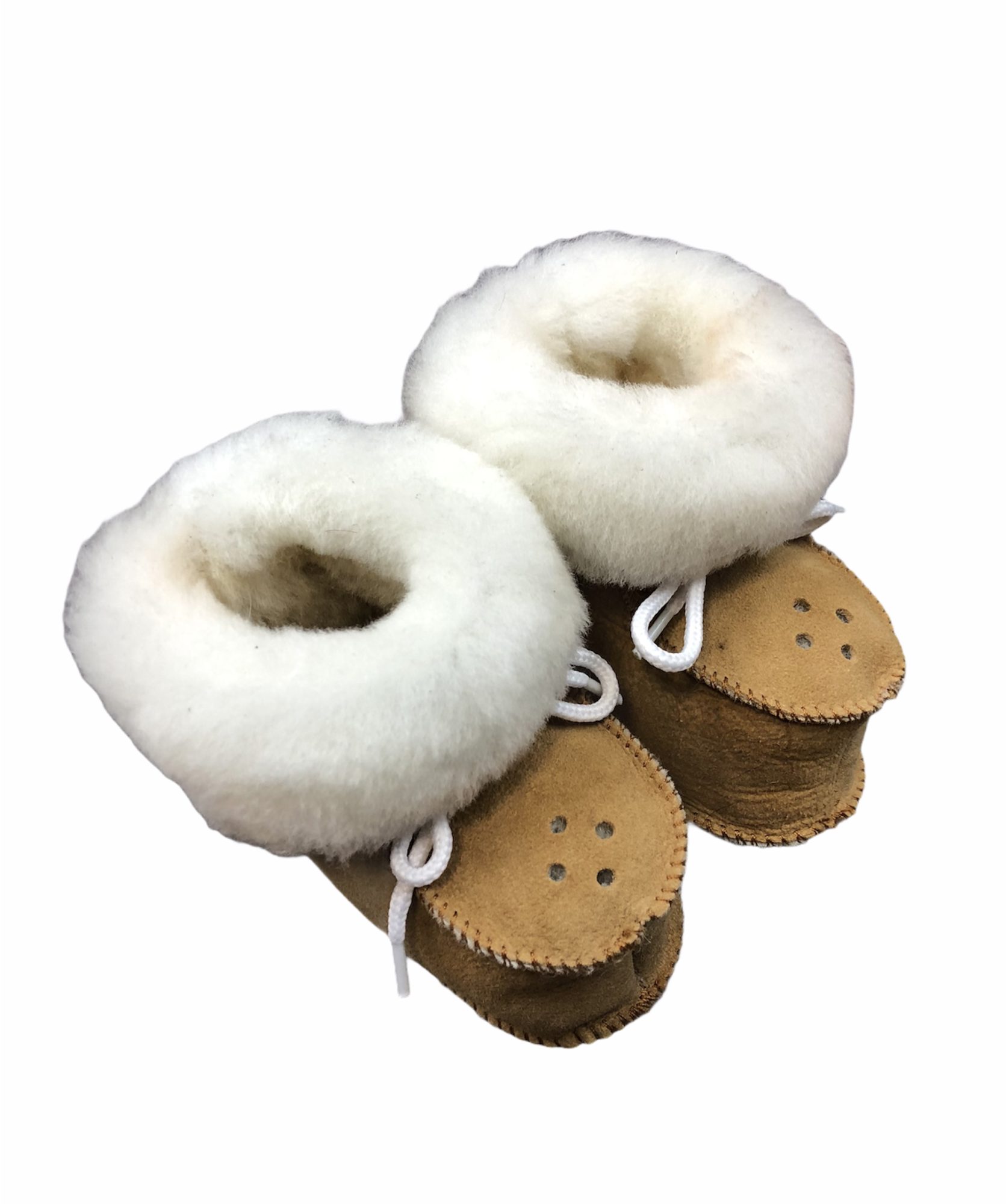 Chaussons bébé en peau de mouton