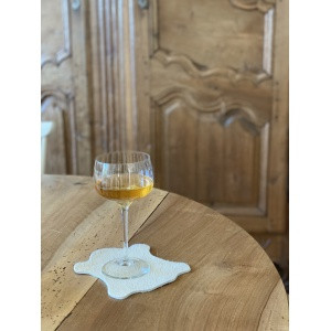 dessous de verre cuir