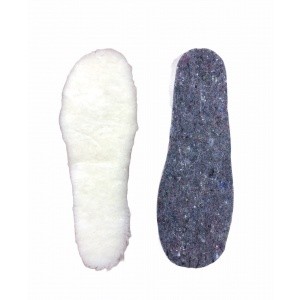 semelles en peau de mouton naturelles