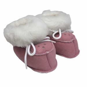 chaussons bebe en peau de mouton