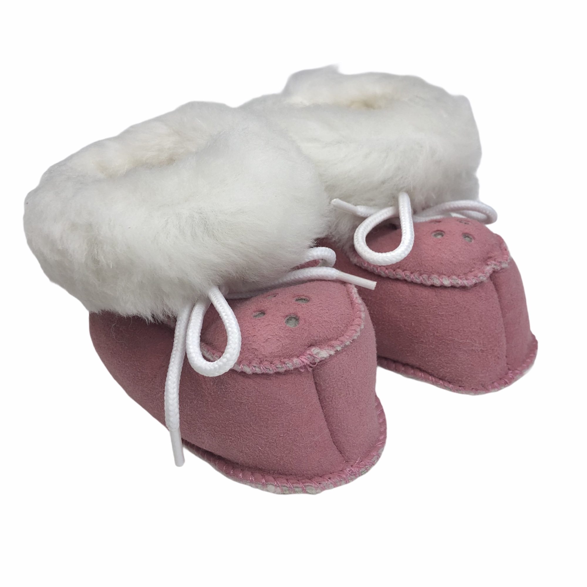 Chaussons bébé en peau de mouton