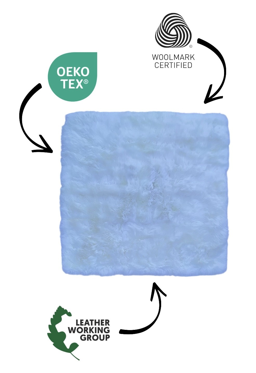 tapis mouton grande taille oeko tex