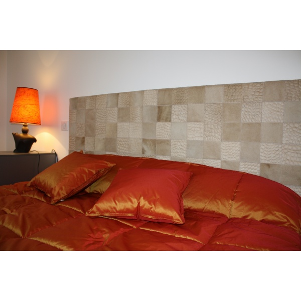 tete de lit vache mixte beige