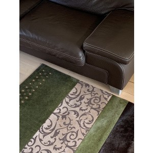 tapis vache design naturel