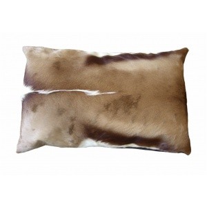 coussin rectangle peau de springbok naturel