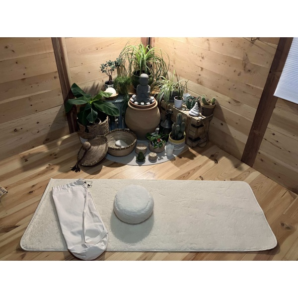 Kit de yoga en laine de mouton Merinos