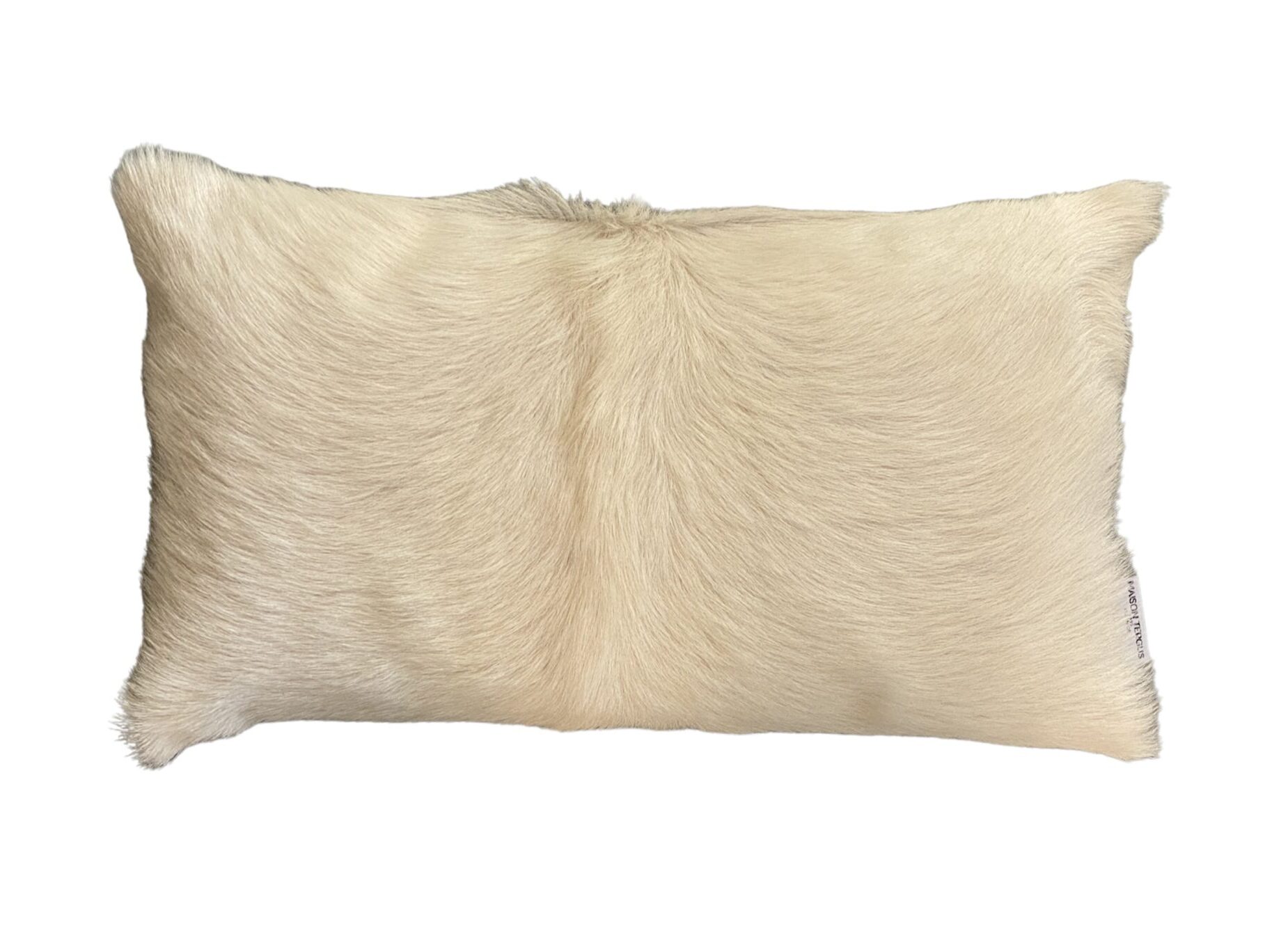 coussin-rectangle-peau de-chevre-blanc