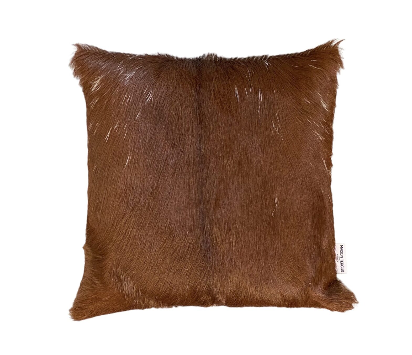 coussin-peau-chevre-marron-naturel