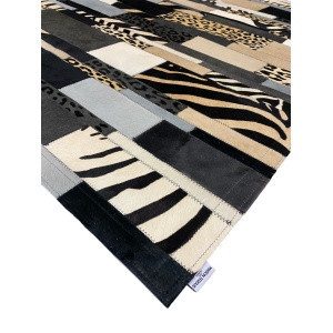 tapis maison tergus cuir peau de vache made in france