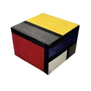 pouf-mondrian-peau-de-vache-cuir