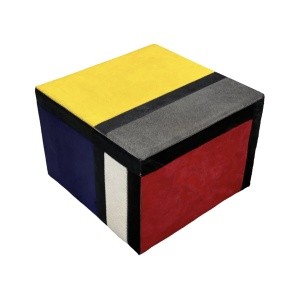 pouf-mondrian-peau-de-vache-cuir-multicolor