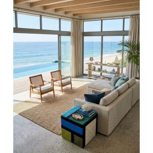 pouf mondrian bleu vert maison tergus deco