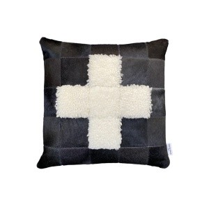 coussin-vache-croix-suisse-anthracite