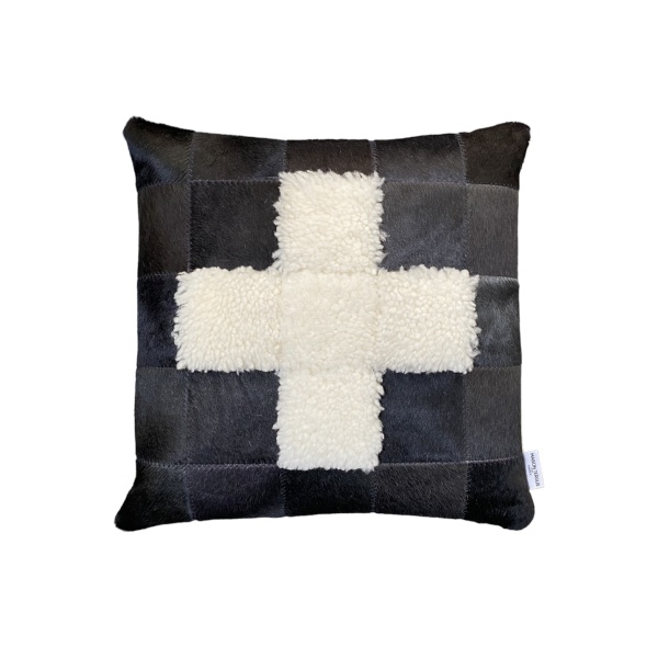 coussin-vache-croix-suisse-anthracite