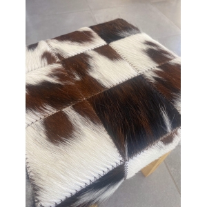 zoom cuir vache