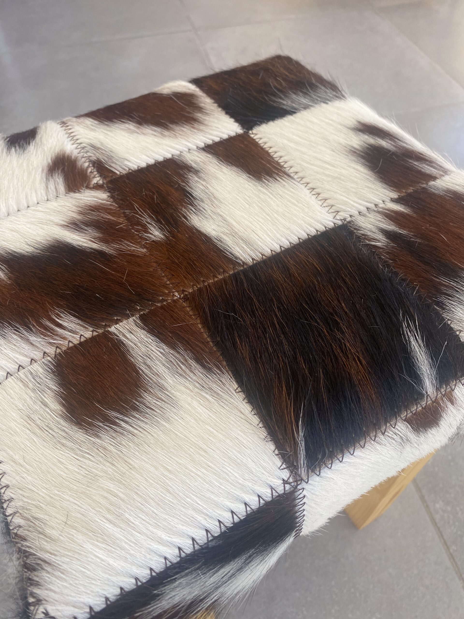 zoom cuir vache