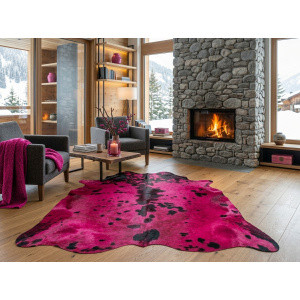 peau de vache fushia