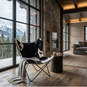 fauteuil BKF noir et blanc