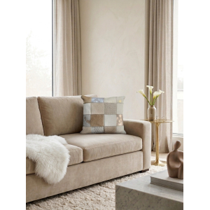 déco coussin cuir peau de vache maison tergus