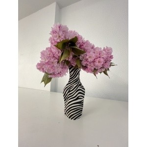 Vase en cuir savannah