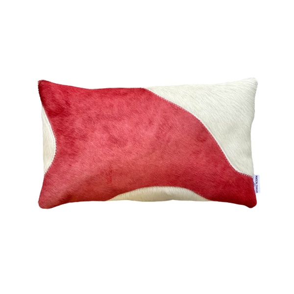 coussin vache terracotta forme vague