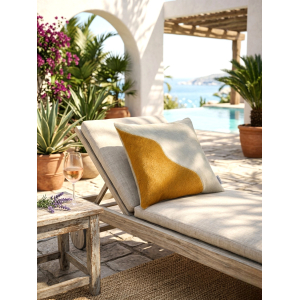 coussin vague été peau de vache