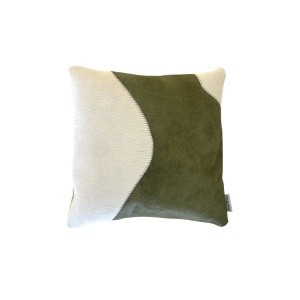 coussin peau de vache coussin cuir vague
