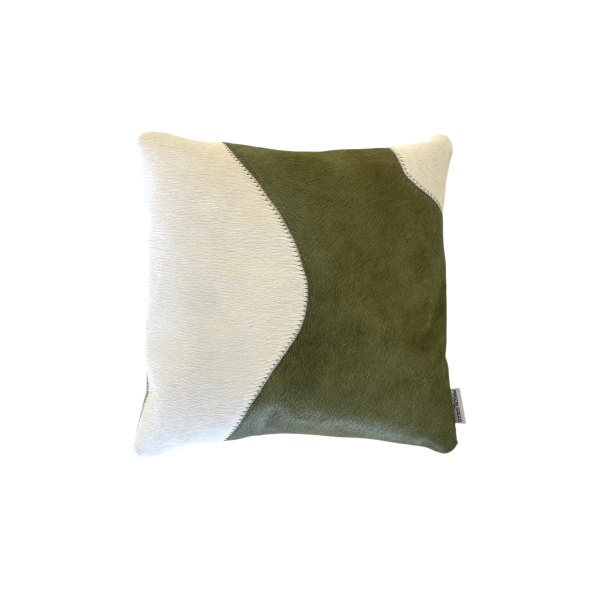 coussin peau de vache coussin cuir vague