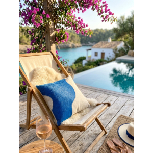 coussin vague peau de vache