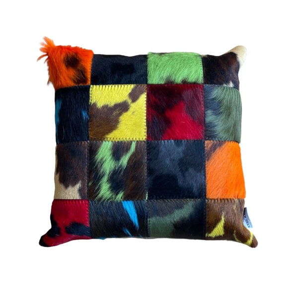 coussin vache normande multicolore