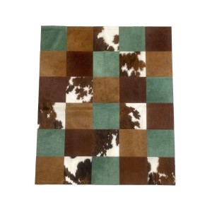 Tapis peau de vache automne