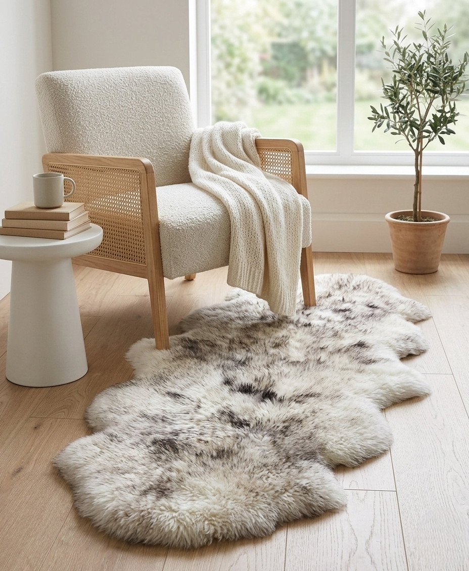 tapis peau de mouton